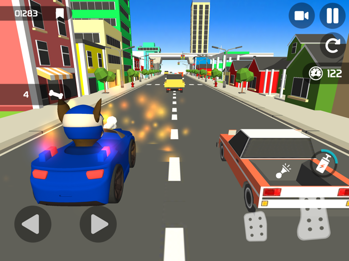 Paw Puppy Traffic Racing