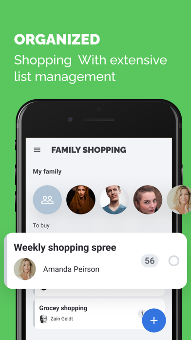 Family Shopping: Grocery list Screenshot