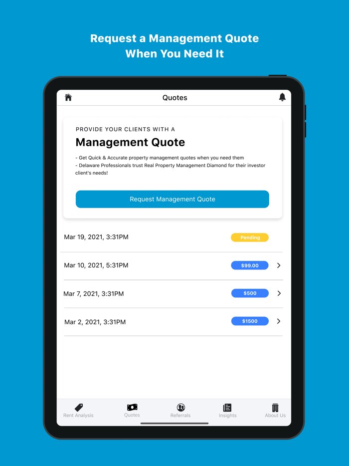 RPM Diamond ReferApp