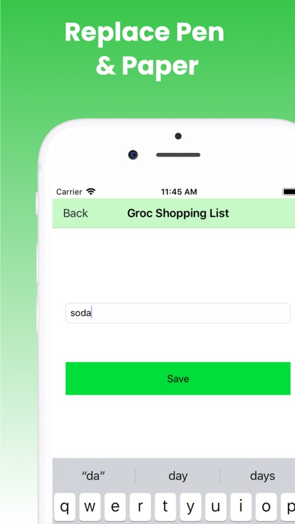 EZ Grocery List IQ App