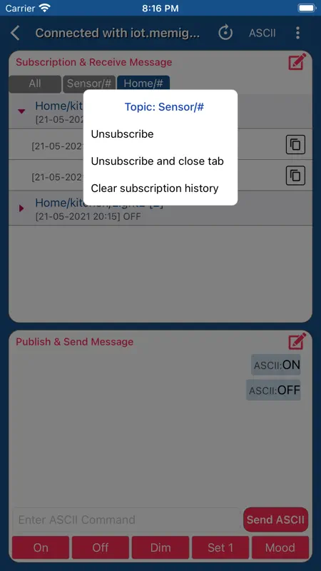 MQTT Spy screenshot 7 of 10