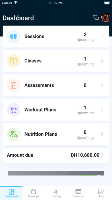 HERC Fitness Screenshot