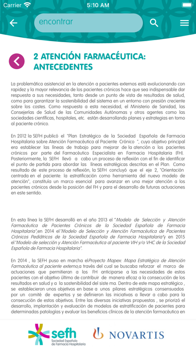 SEFH-Guías práct. farmacéutica Screenshot