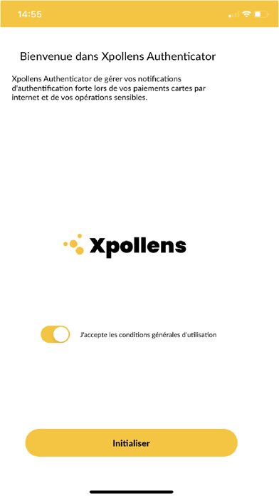 Xpollens Authenticator Screenshot