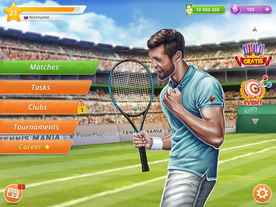 Tennis Mania Mobile iPad app afbeelding 4