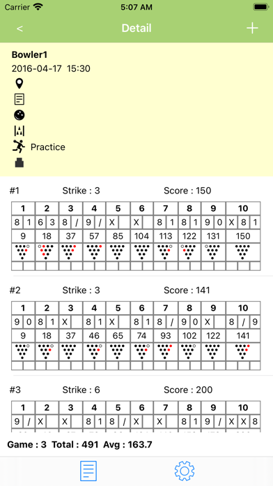 Screenshot #2 pour My Bowling Pro