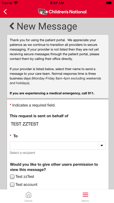 MyChildrensPortal Screenshot