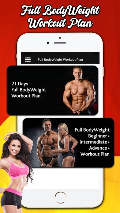 Full Bodyweight Workout Plan Screenshot