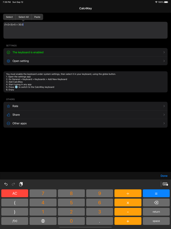 Screenshot #6 pour Calc4Key