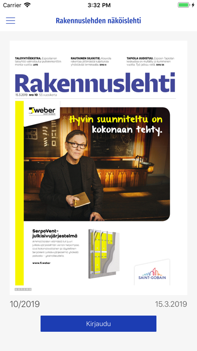 Rakennuslehti Screenshot