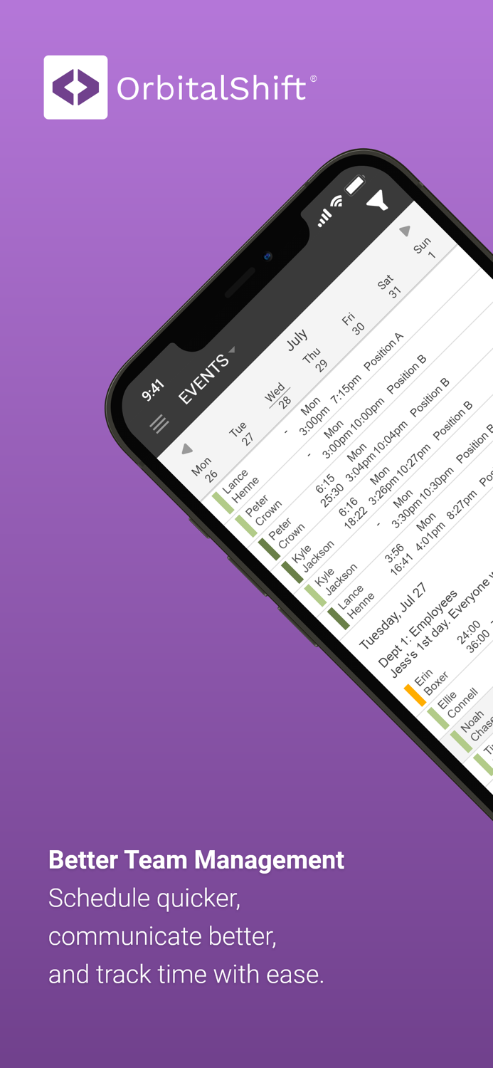 OrbitalShift Team Manager App
