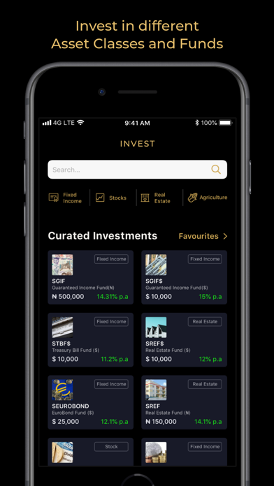 The Black App - Investors Screenshot