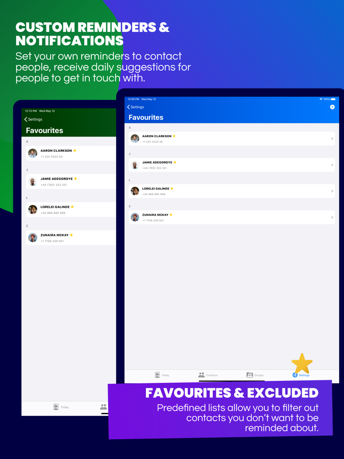 KINN - Contacts and Groups