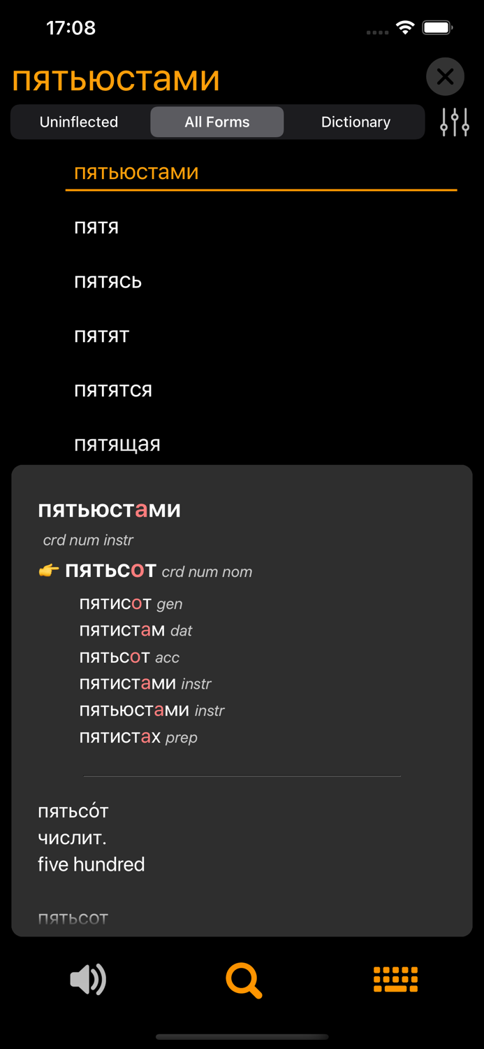RuFlex Pro Russian Inflection