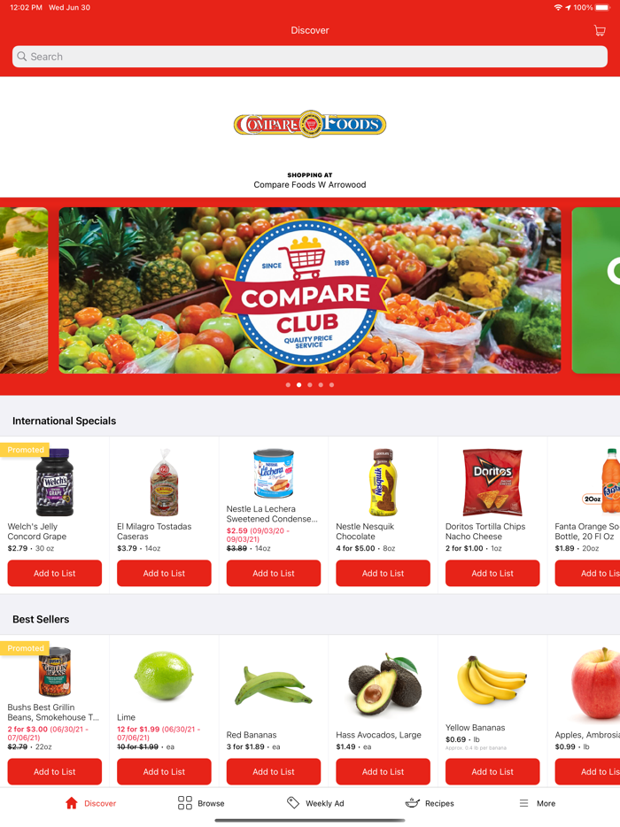 Compare Foods Online