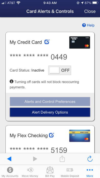 Republic Bank Mobile App Screenshot