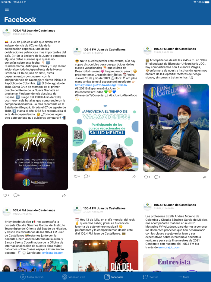 105.4 FM Juan de Castellanos