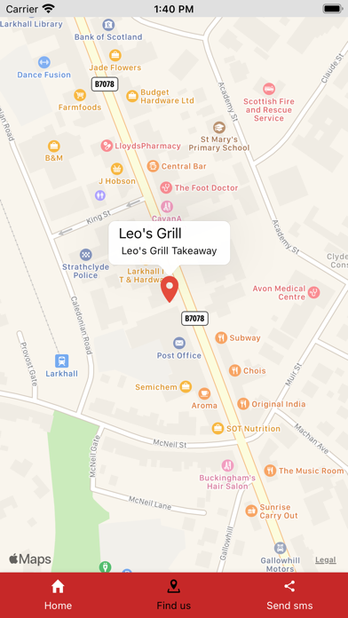 Leo's Grill Takeaway Screenshot