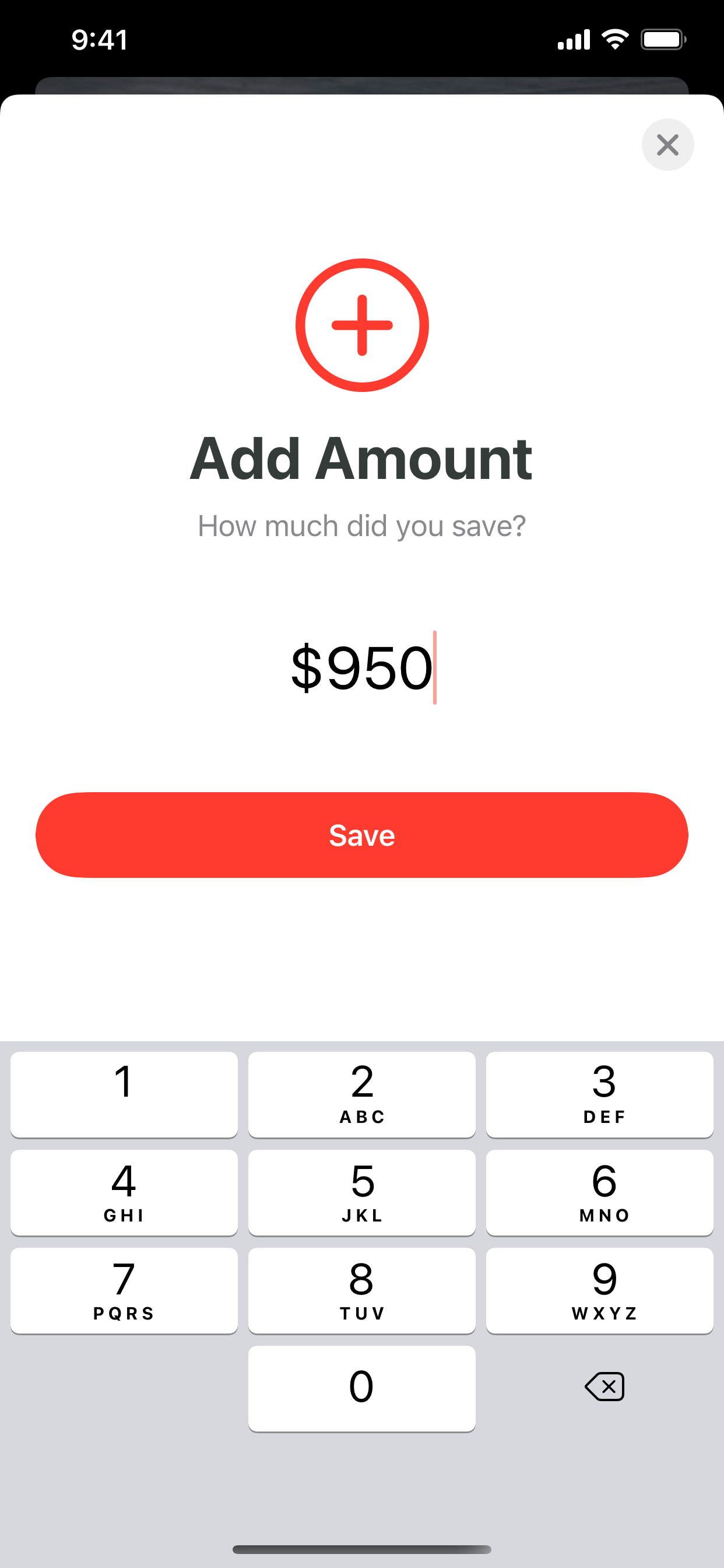 Goals - Save Money