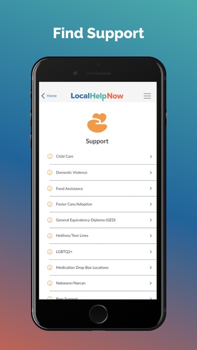 LocalHelpNow Tri County Board Screenshot