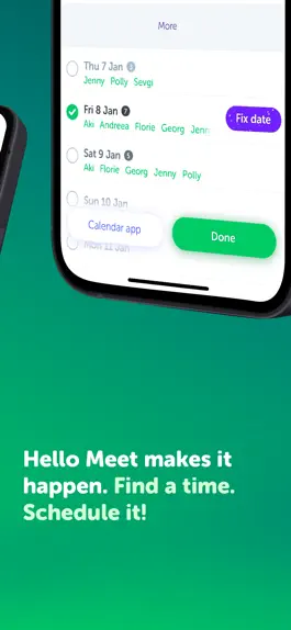 Game screenshot HelloMeet: Group Scheduling hack