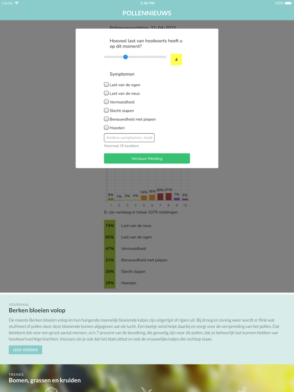 Screenshot #5 pour Pollennieuws