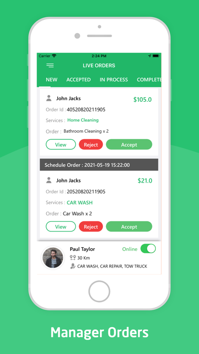 Fox-Handyman Provider Screenshot
