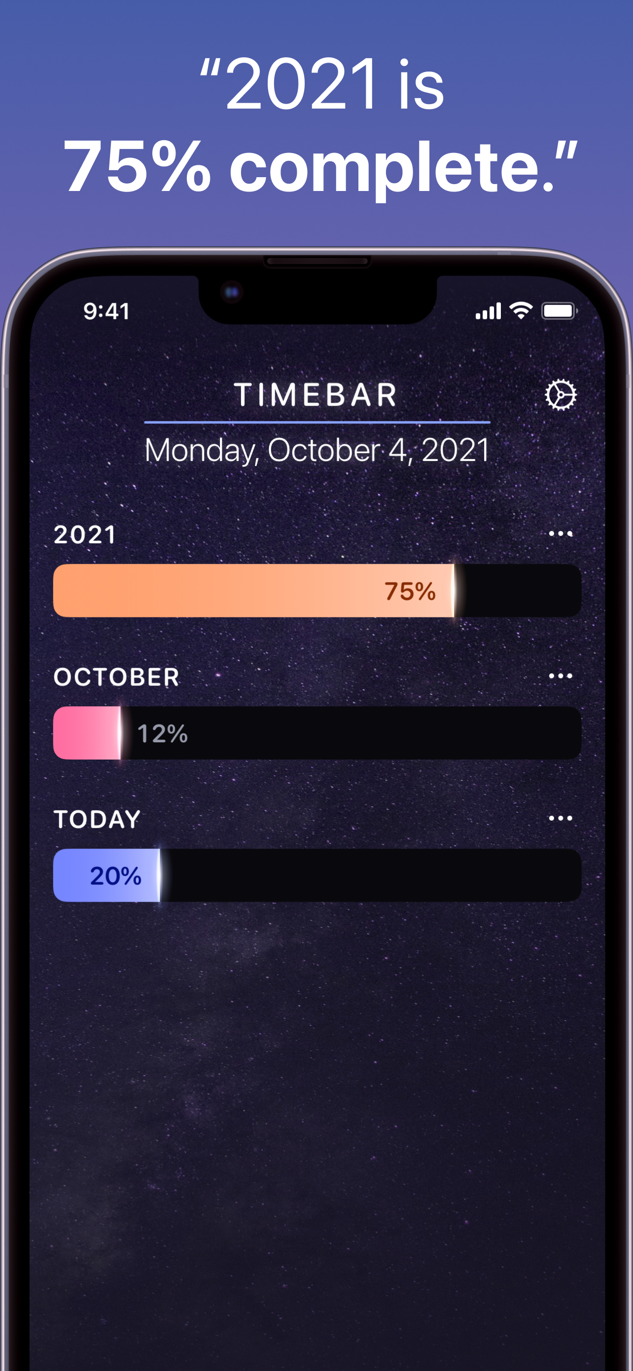 Timebar: Passage of Time