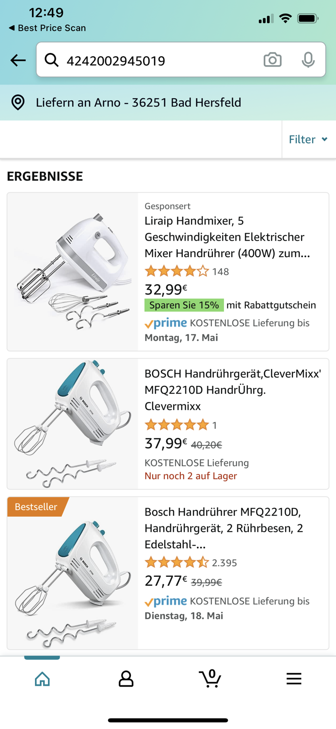 Best Price Scanner App