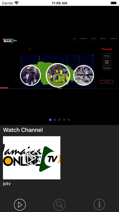 Jamaica Online TV Network Screenshot