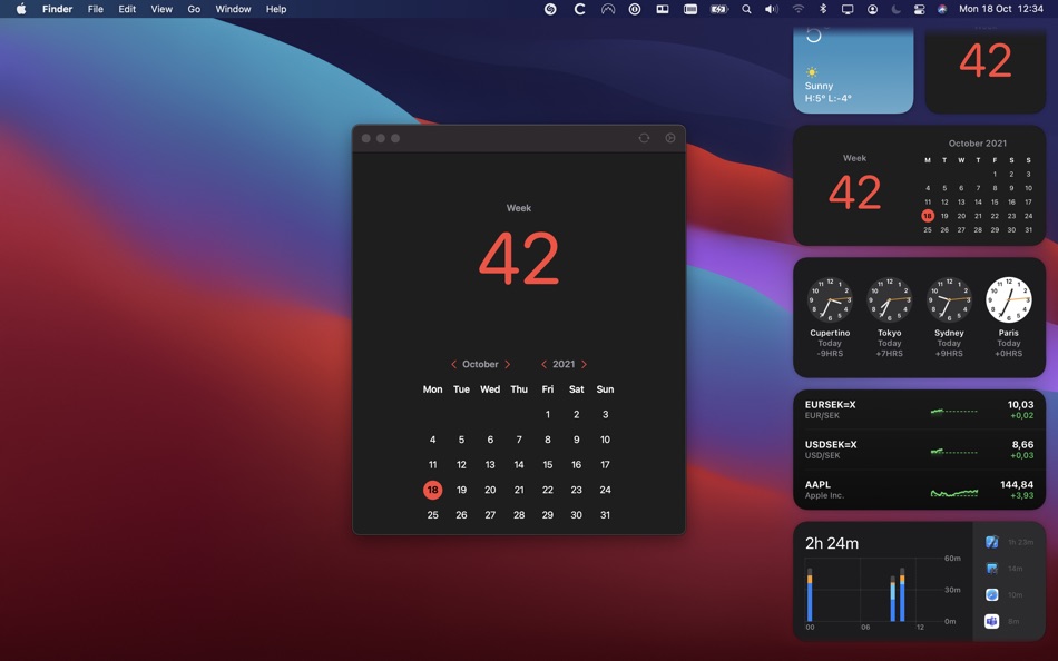 #4. Week? (macOS) De: Bitfield AB