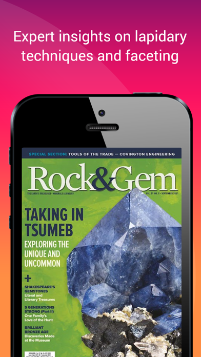 Rock & Gem Magazine Screenshot