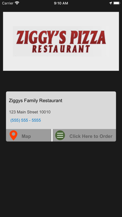 Ziggys Family Restaurant Screenshot