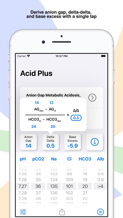 Acid Plus - The ABG Calculator
