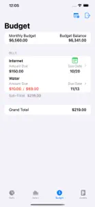 iBudget - Know your Budget screenshot #3 for iPhone