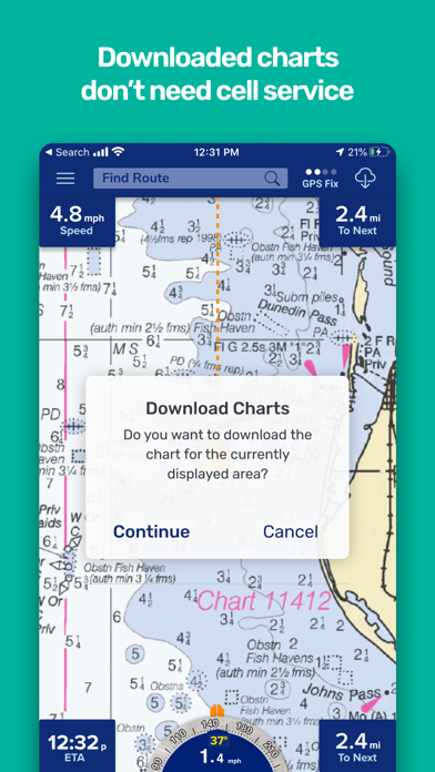 PRO CHARTS - Marine Navigation Screenshot