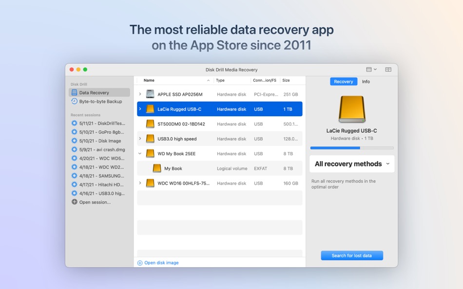 Disk Drill Media Recovery - 4.5 - (macOS)