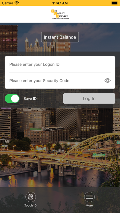 TRI-VALLEY SERVICE FCU Screenshot