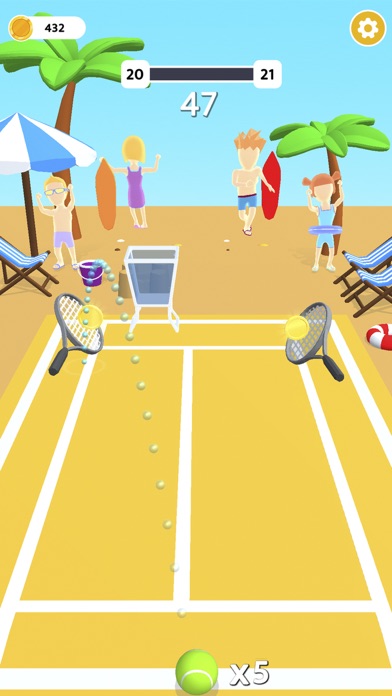 Tennis Bouncing Master 3D Screenshot