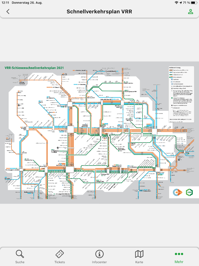 HCR App - Fahrplan Herne