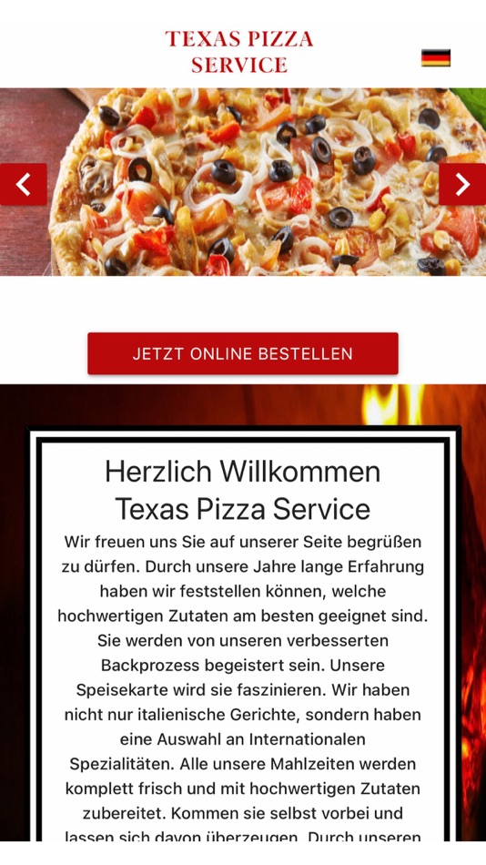 Texas Pizza Service - 1.0 - (iOS)