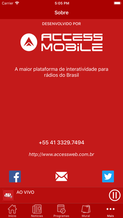 Rádio Jovem Pan - Londrina Screenshot