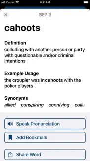 daily dictionary iphone screenshot 2