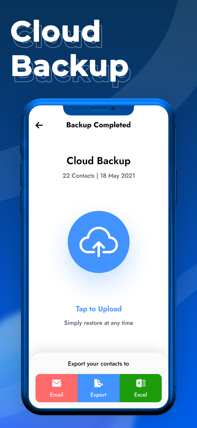 Contact Manager Backup Merge