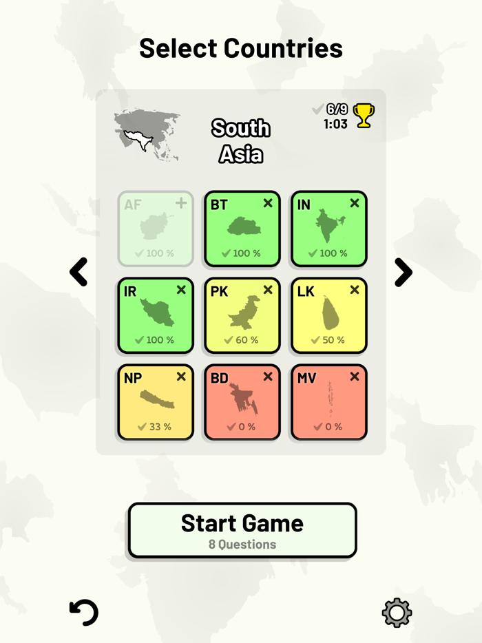 Countries of Asia Quiz