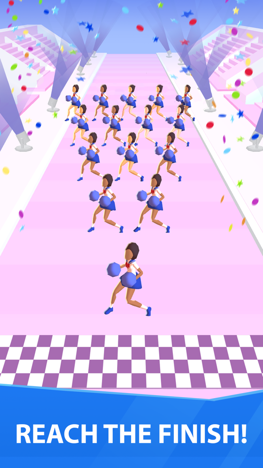 #6. Cheerleader Run 3D (iOS) 来自: SUPERSONIC STUDIOS LTD