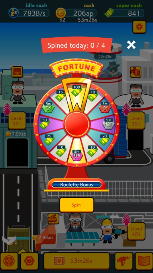 #9. Idle Arms Factory (iOS) Podle: GeePlus, Inc.