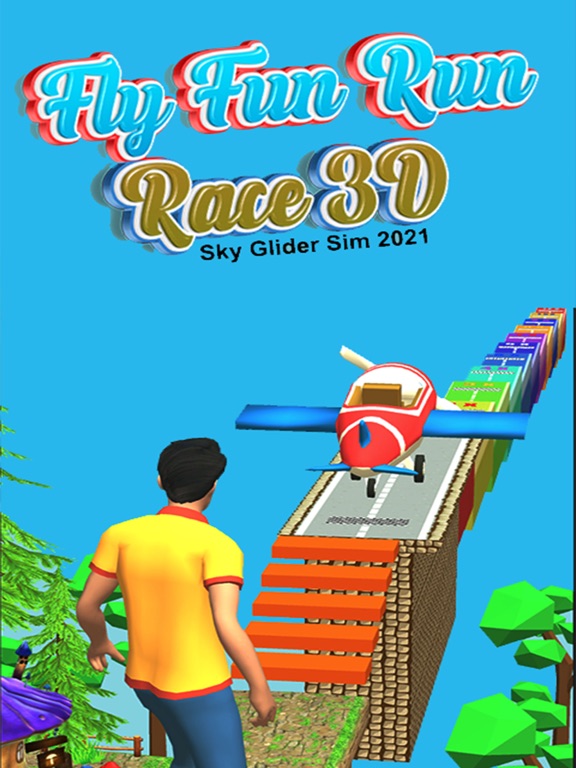 Screenshot #4 pour Jungle Fly Race 3D Sky Planeur