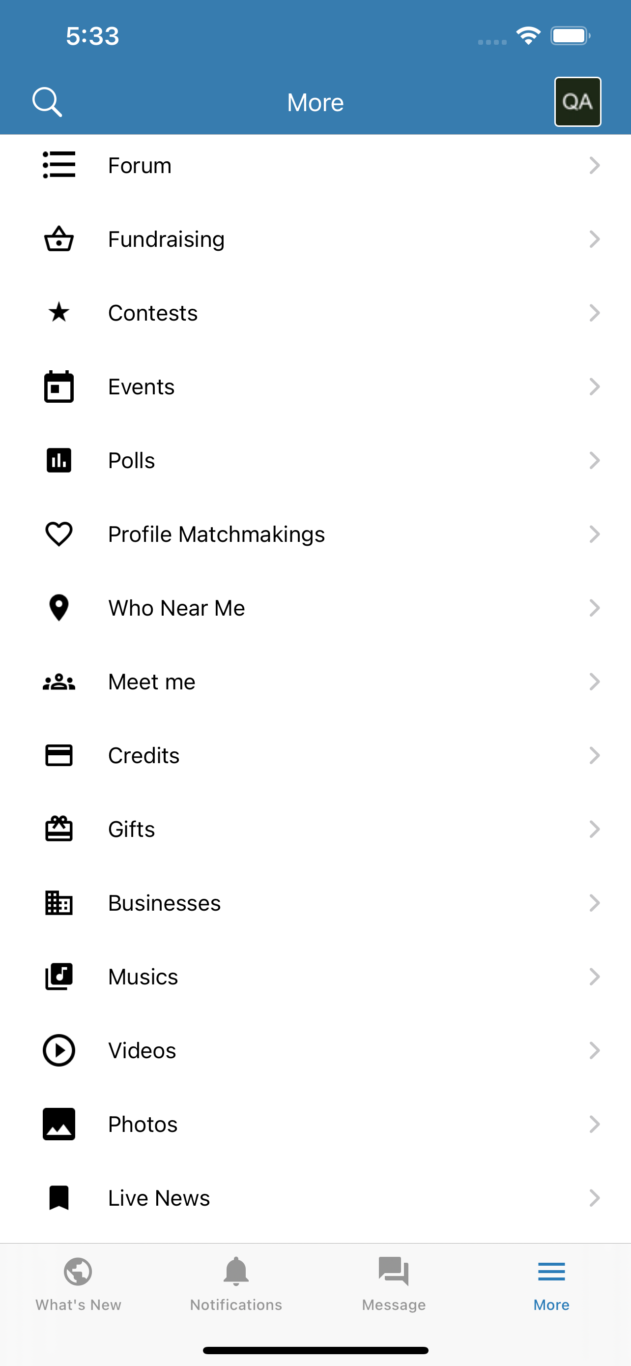 ChatsLine Social Networks
