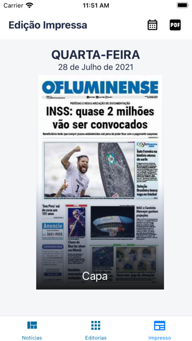 O Fluminense Screenshot